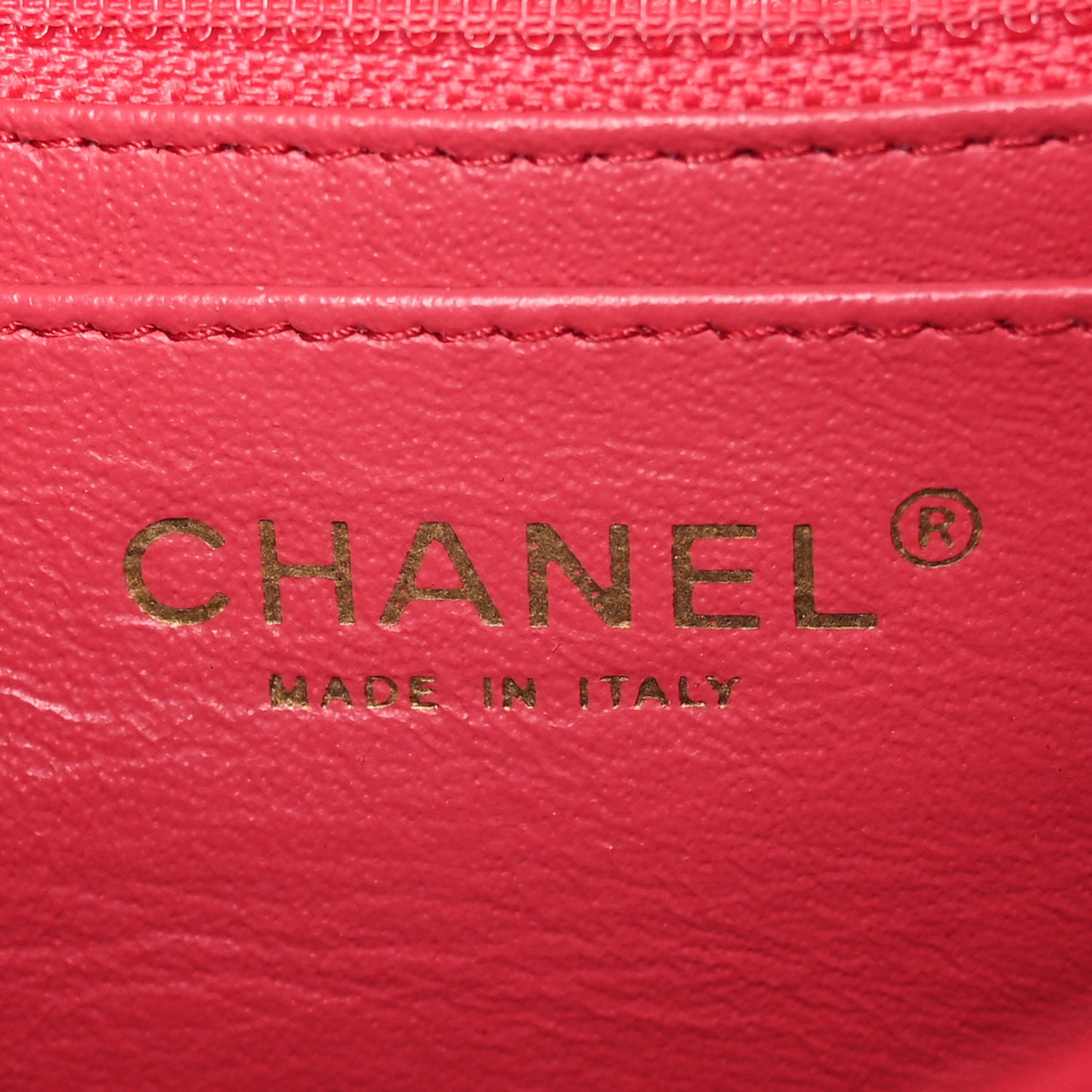 Lambskin Quilted Mini Square Flap Dark Pink