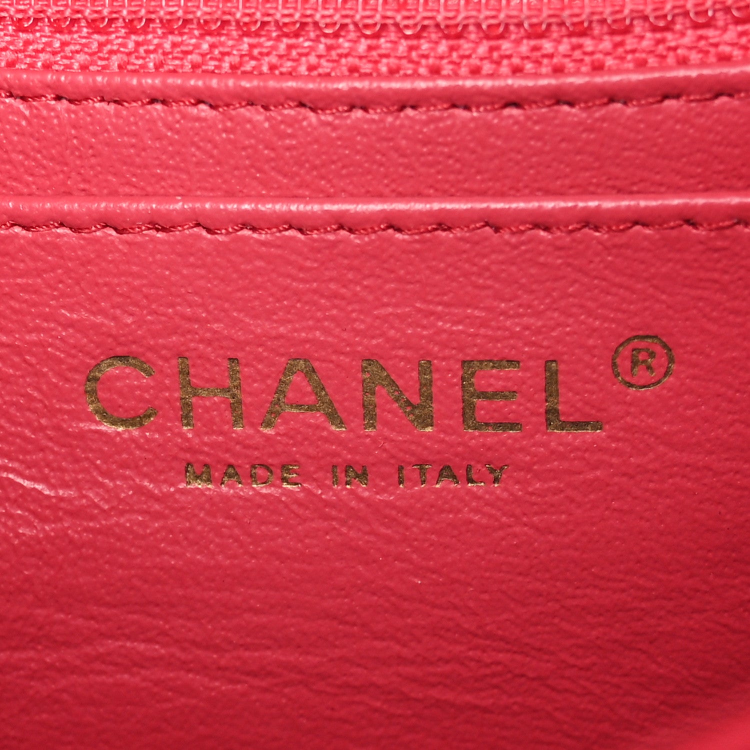 Chanel Lambskin Quilted Mini Square Flap Dark Pink 6 of 11