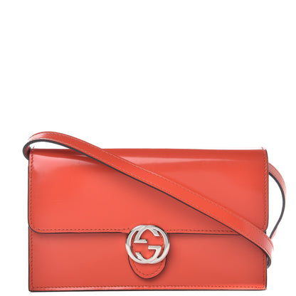 Gucci Shade Lux Calfskin Icon Wallet New Dark Orange 1 of 9