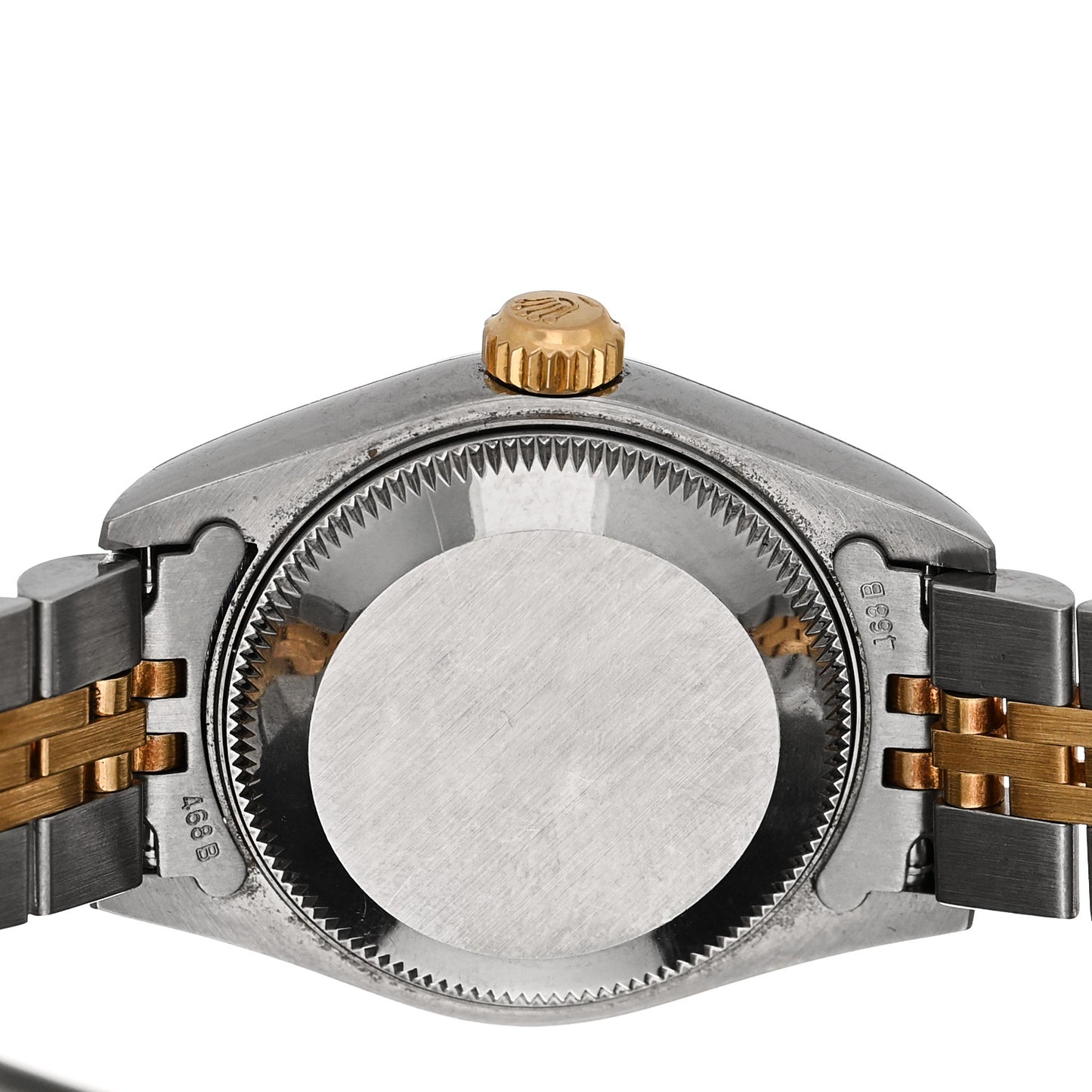 Stainless Steel 18K Yellow Gold Diamond 26mm Oyster Perpetual Datejust Watch Silver Jubilee 79173