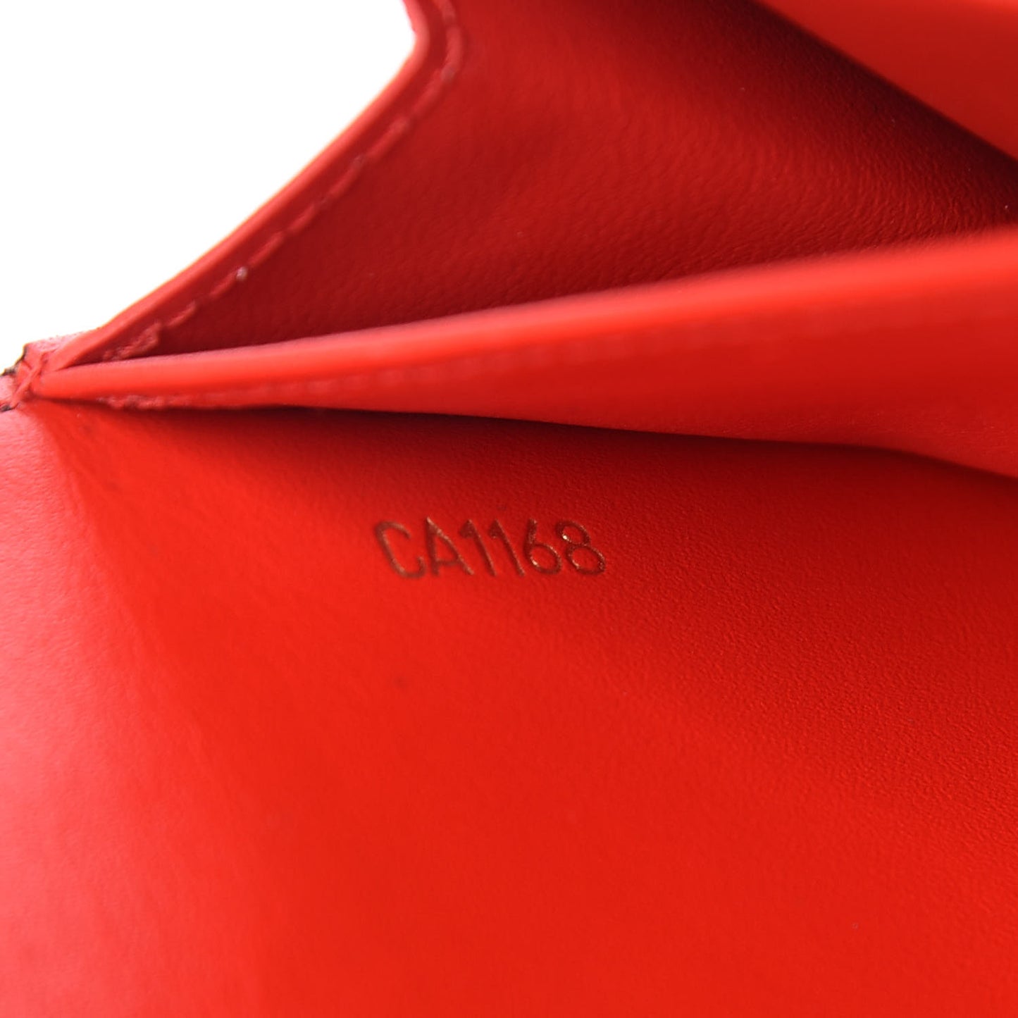 Monogram Flower Lock Long Wallet Coquelicot