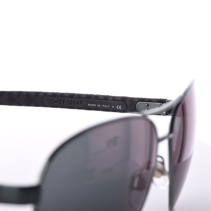 Chanel Pilot Summer Aviator Sunglasses 4204-Q Black 6 of 8