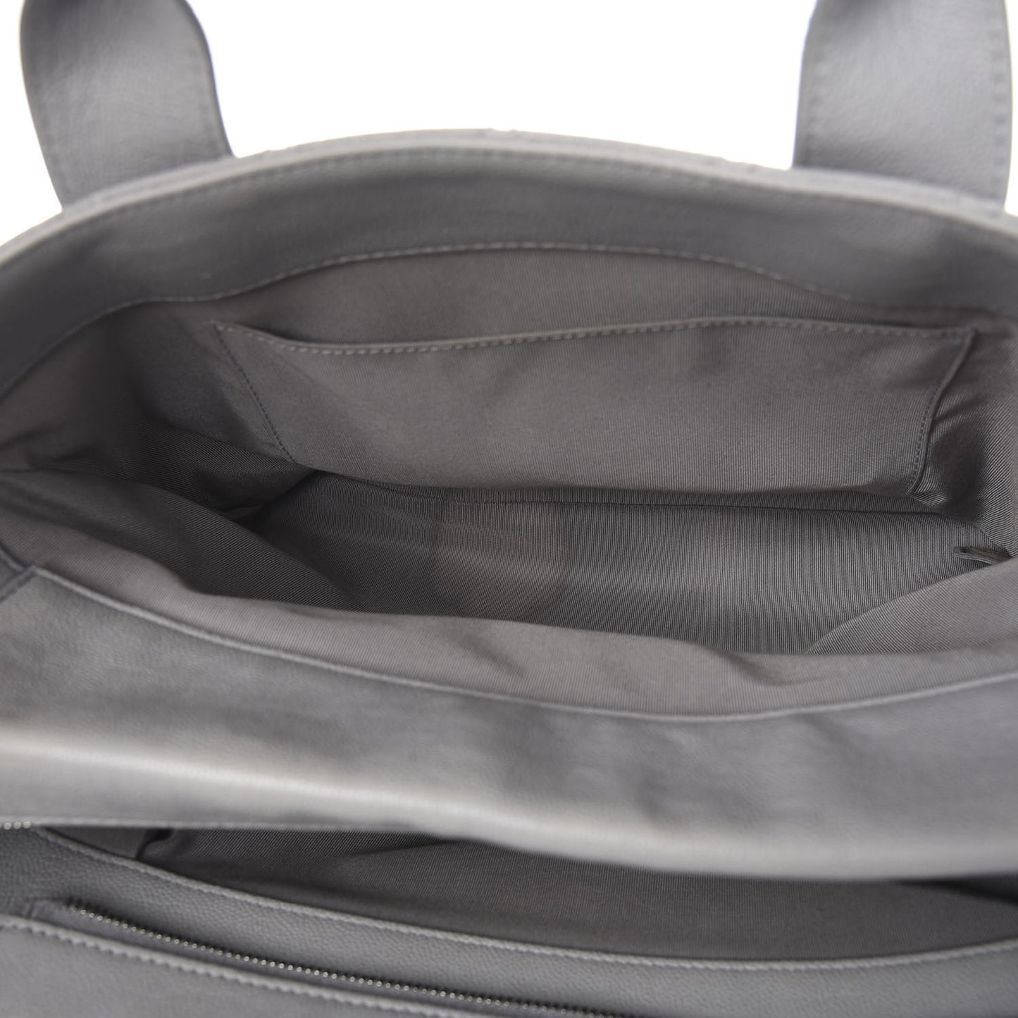 Caviar Quilted Large Urban Companion Top Handle Shopping Tote Grey