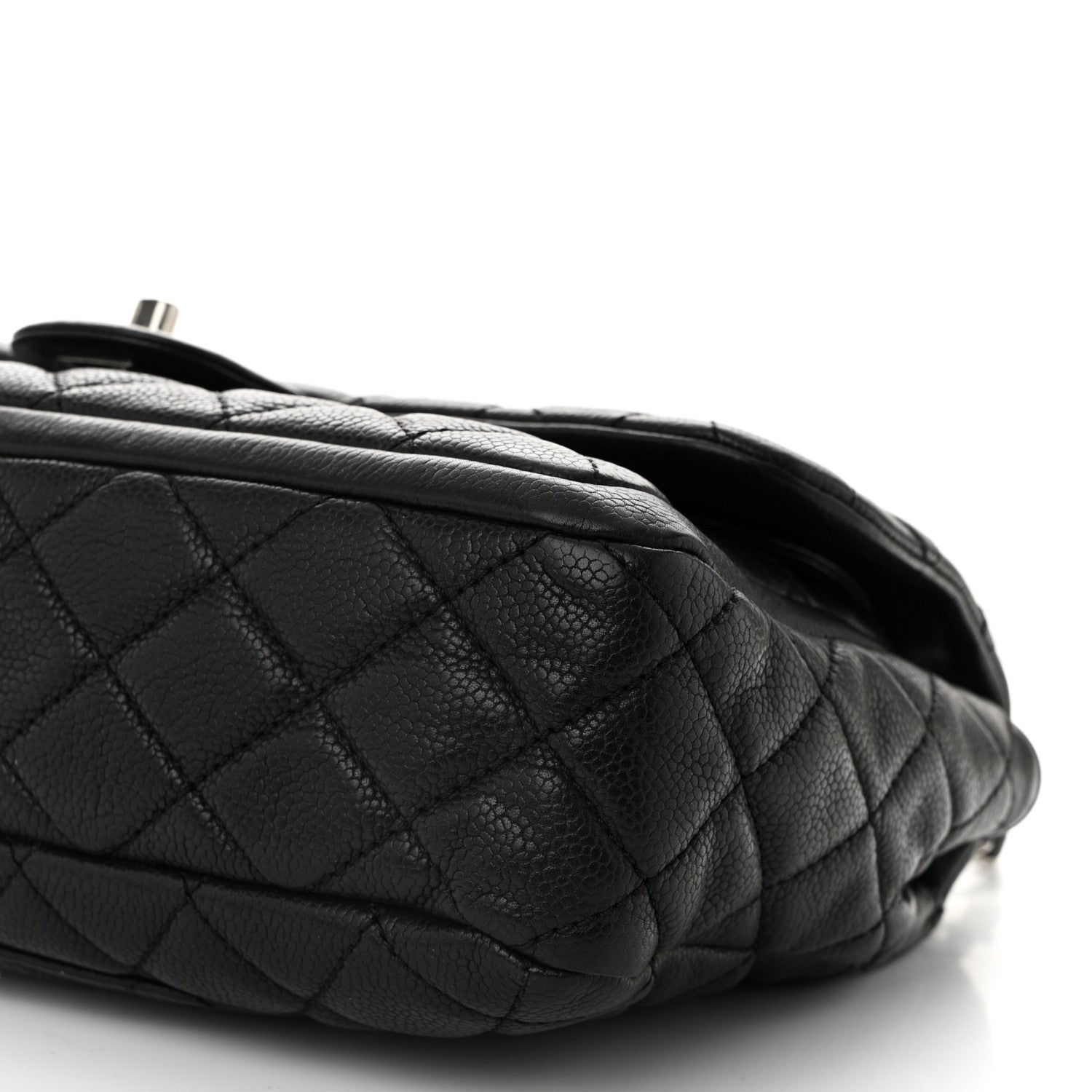Chanel Caviar Quilted Large Now and Forever Flap Black 10 of 10