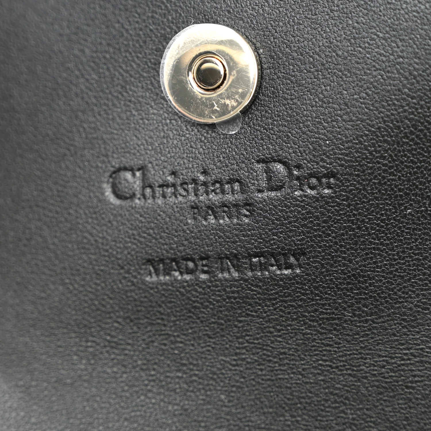 Christian Dior Calfskin Millefiori Printed Miss Dior Glycine Wallet Black 6 of 7