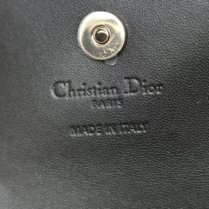 Christian Dior Calfskin Millefiori Printed Miss Dior Glycine Wallet Black 6 of 7