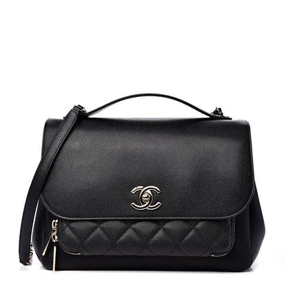 Chanel Caviar Quilted Large Business Affinity Flap Black 1 of 9