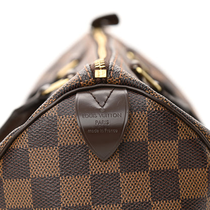 Louis Vuitton Damier Ebene Speedy 35 6 of 11