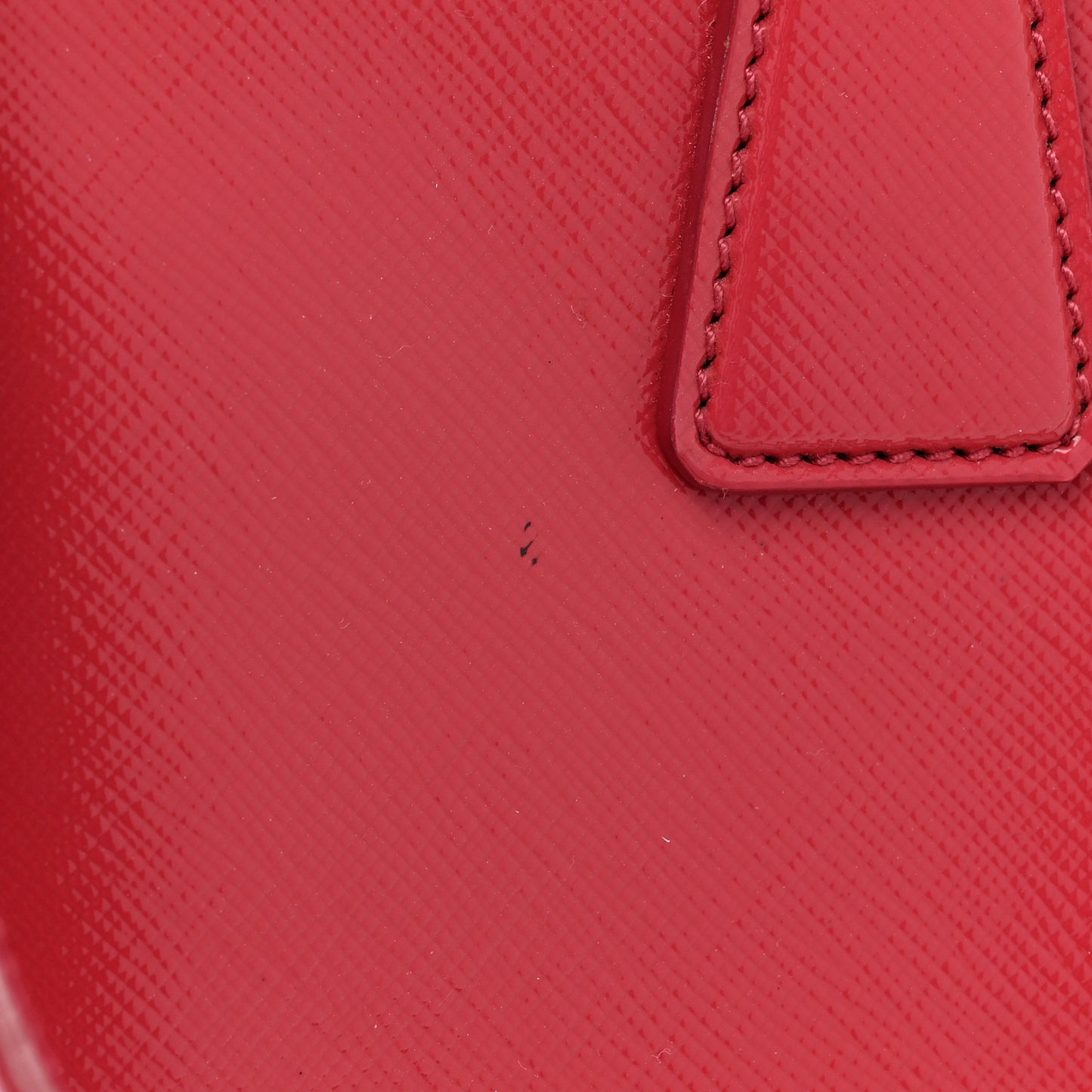 Saffiano Vernice Small Galleria Double Zip Tote Peonia