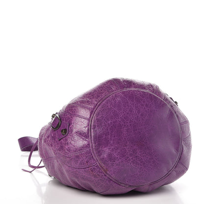 Balenciaga Agneau Classic Hardware Mini Pompon Ultraviolet 4 of 11