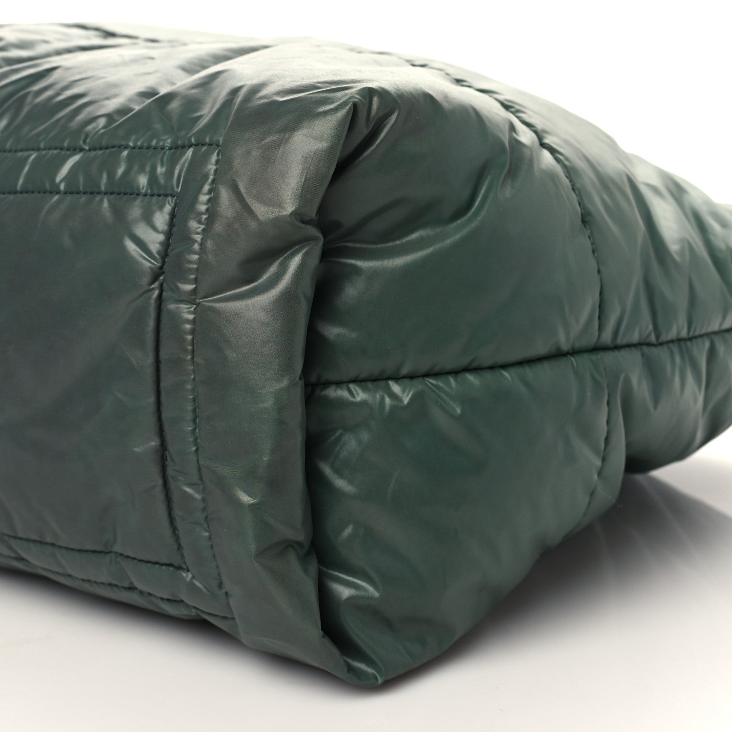 Chanel Nylon Quilted Medium Coco Cocoon Reversible Tote Green 9 of 9