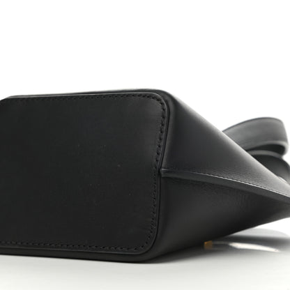 Versace Vitello Mini Virtus Bucket Bag Black 9 of 9