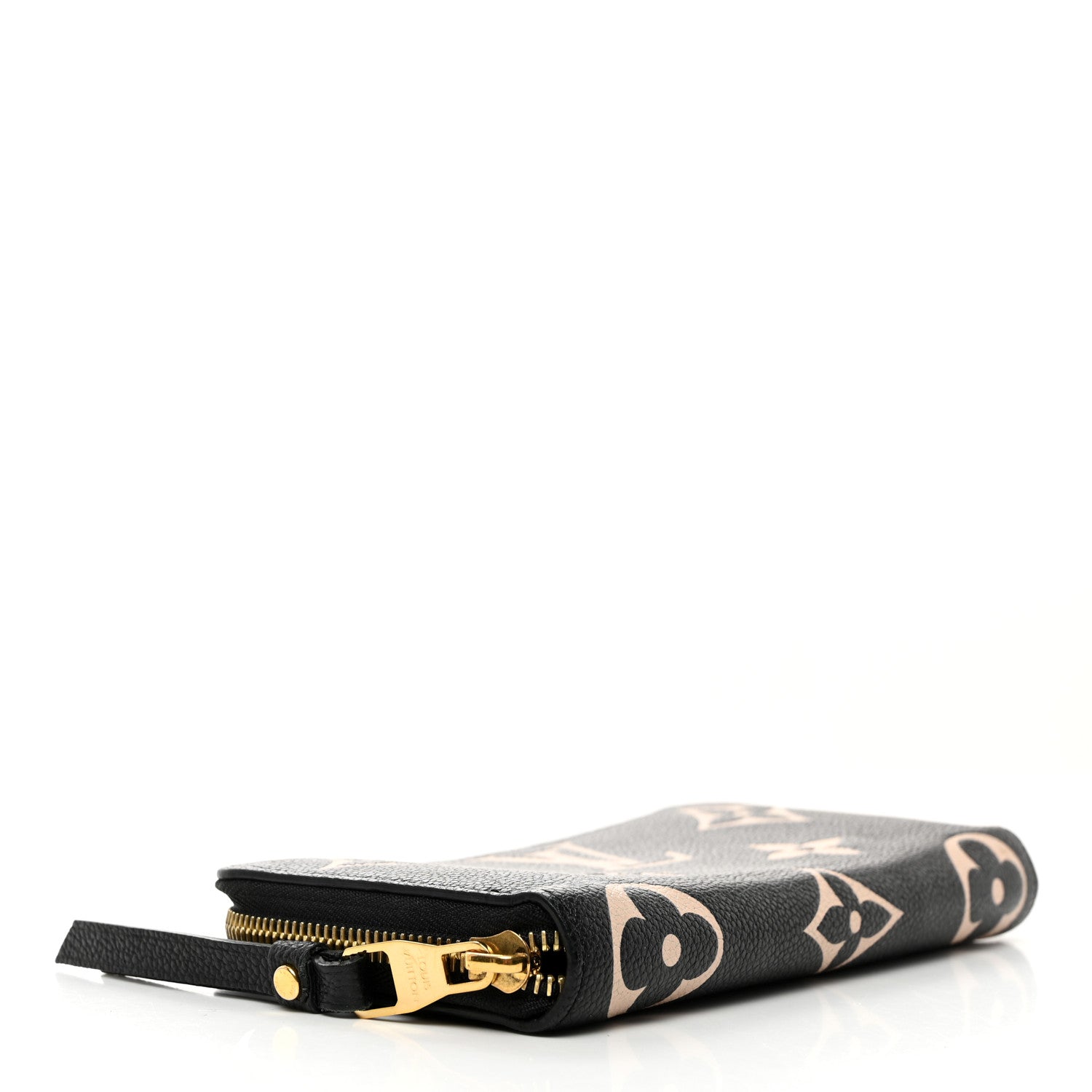 Louis Vuitton Empreinte Monogram Giant Zippy Wallet Black Beige 4 of 6