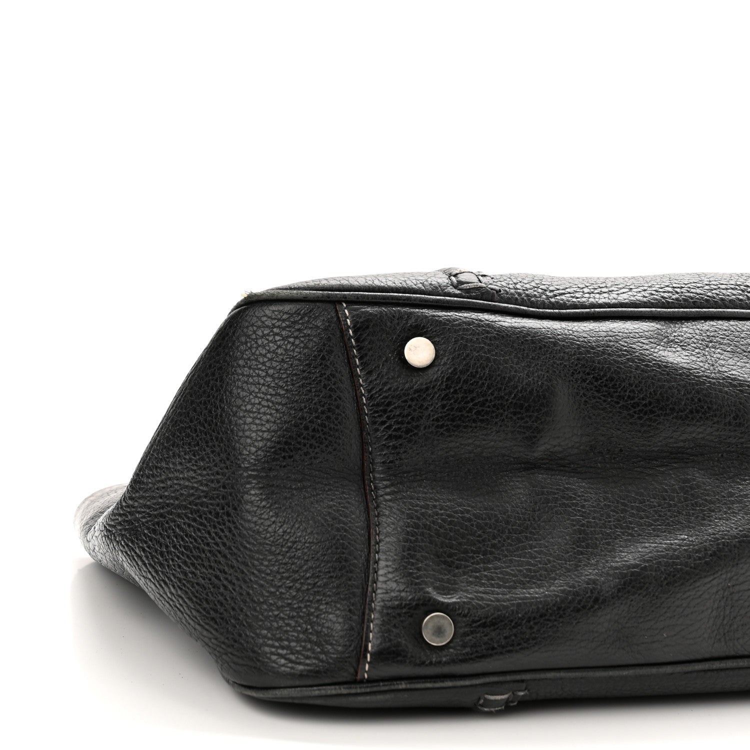 Burberry Textured Calfskin Tote Black 8 of 12