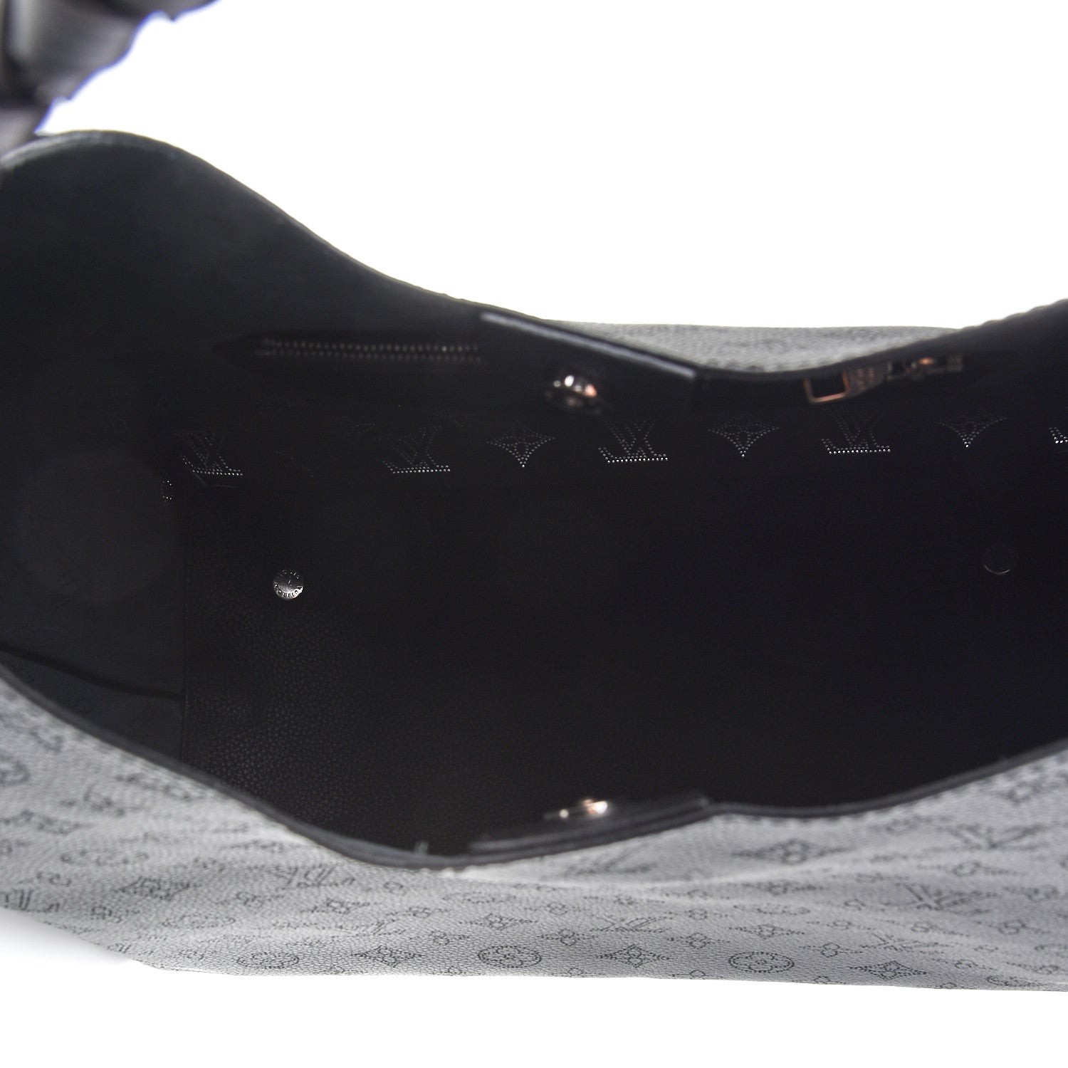 Louis Vuitton Mahina Carmel Hobo Black 5 of 9