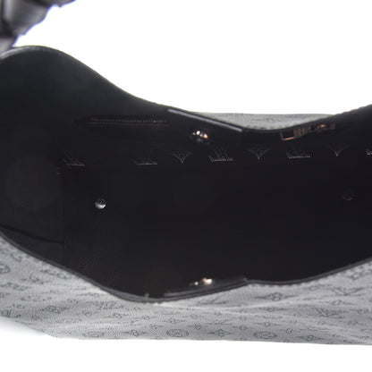 Louis Vuitton Mahina Carmel Hobo Black 5 of 9