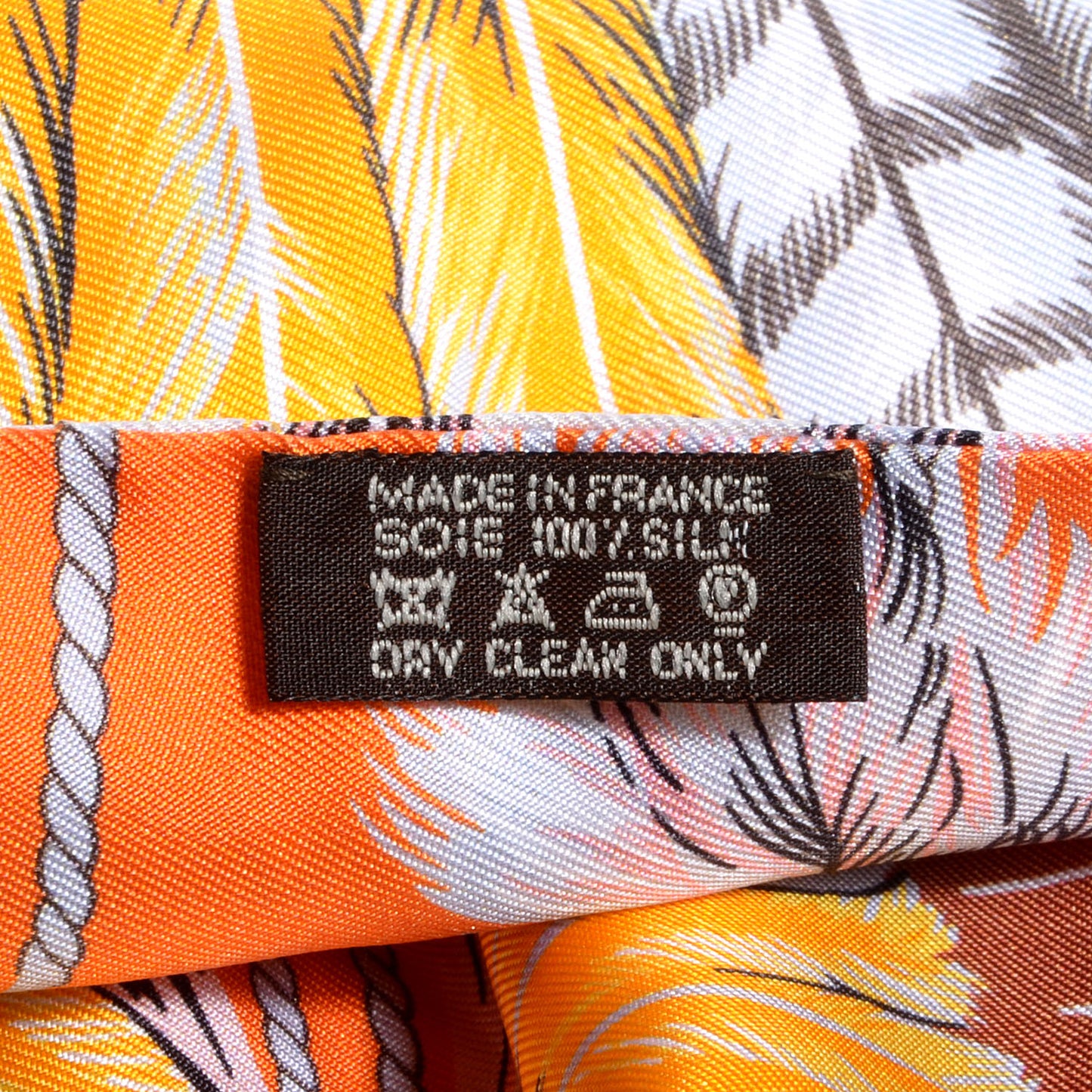 Silk Brazil Maxi Twilly Orange
