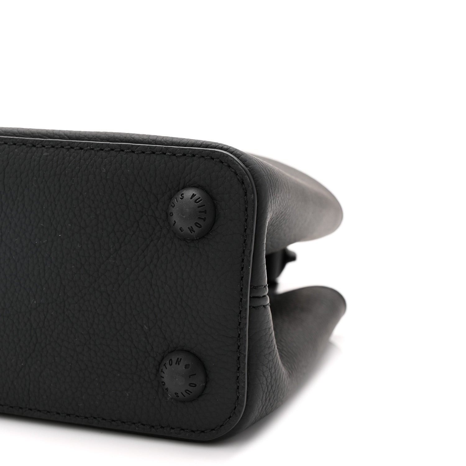 Louis Vuitton Taurillon Capucines East West MM Matte Black 9 of 10