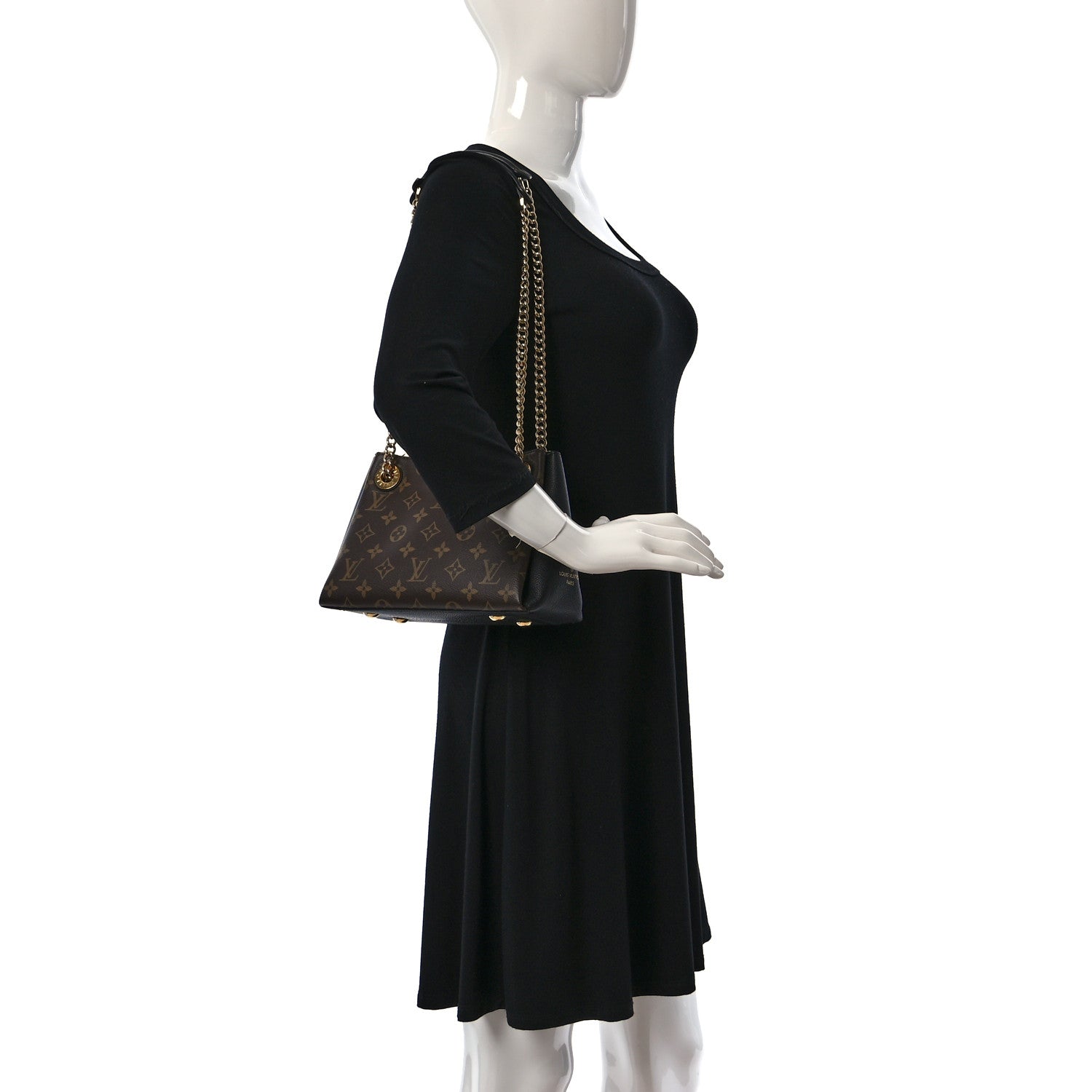 Louis Vuitton Monogram Surene BB Black 3 of 9