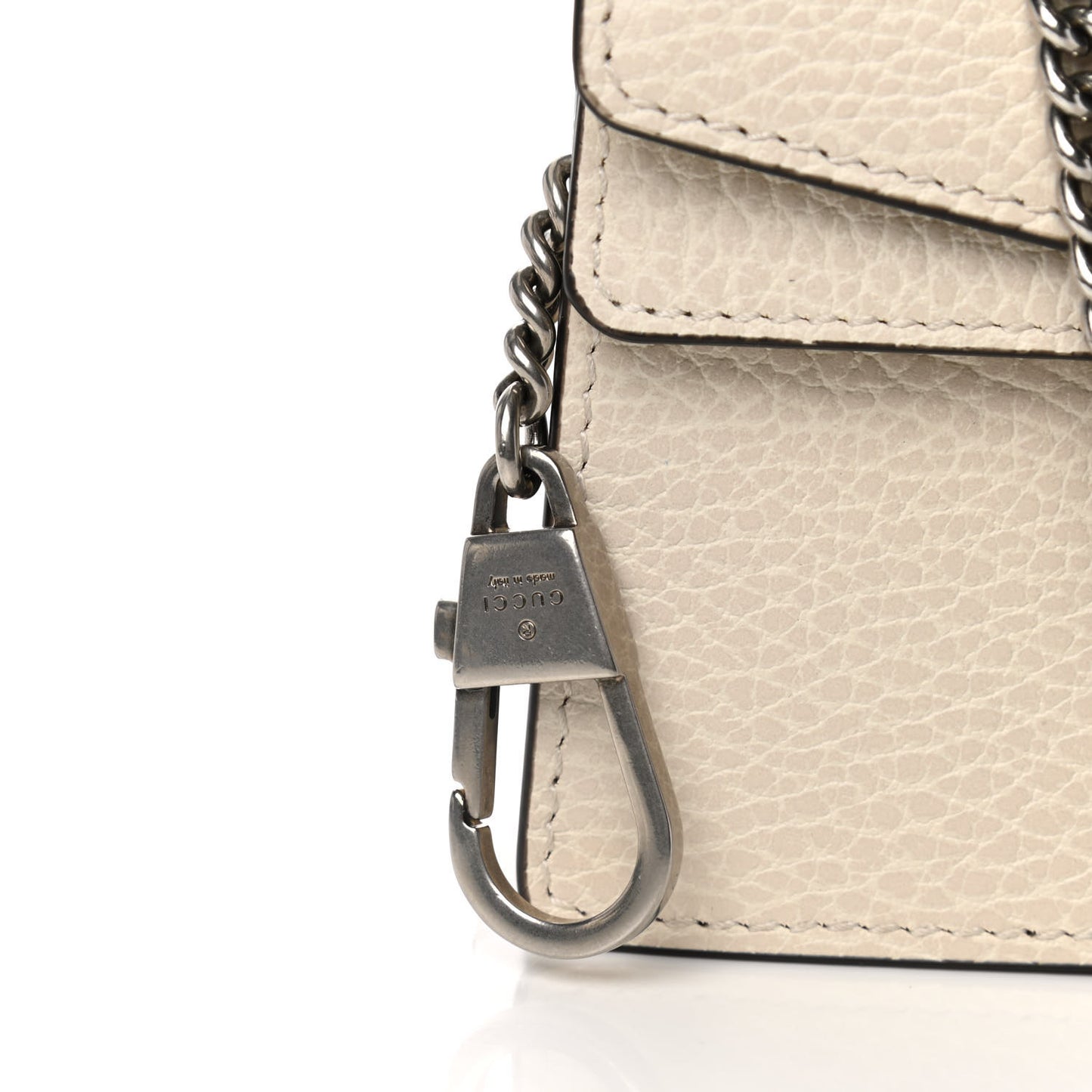 Dollar Calfskin Crystal Super Mini Dionysus Shoulder Bag Mystic White Black Diamond