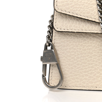 Gucci Dollar Calfskin Crystal Super Mini Dionysus Shoulder Bag Mystic White Black Diamond 11 of 12