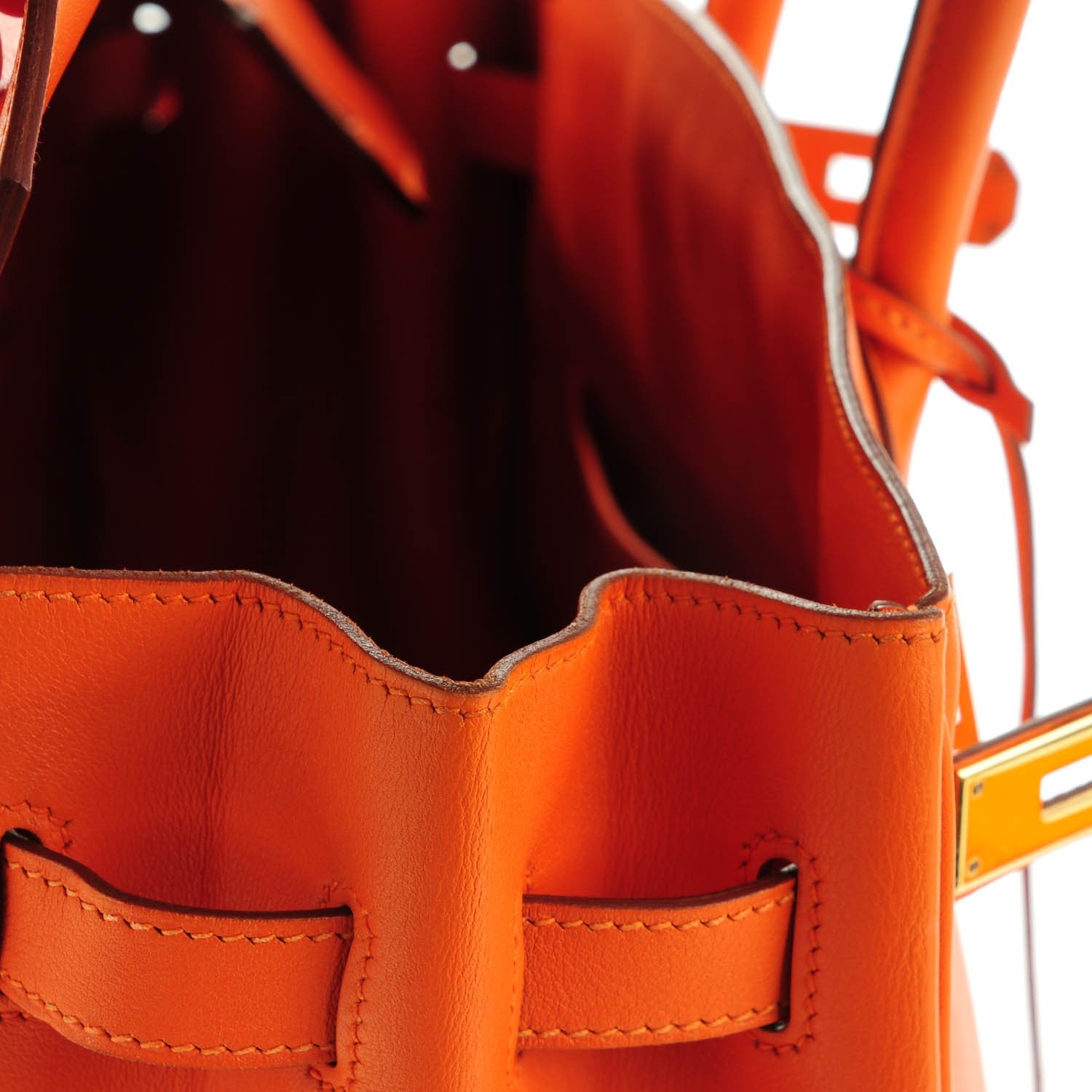 Hermes Swift Birkin 35 Orange 18 of 28