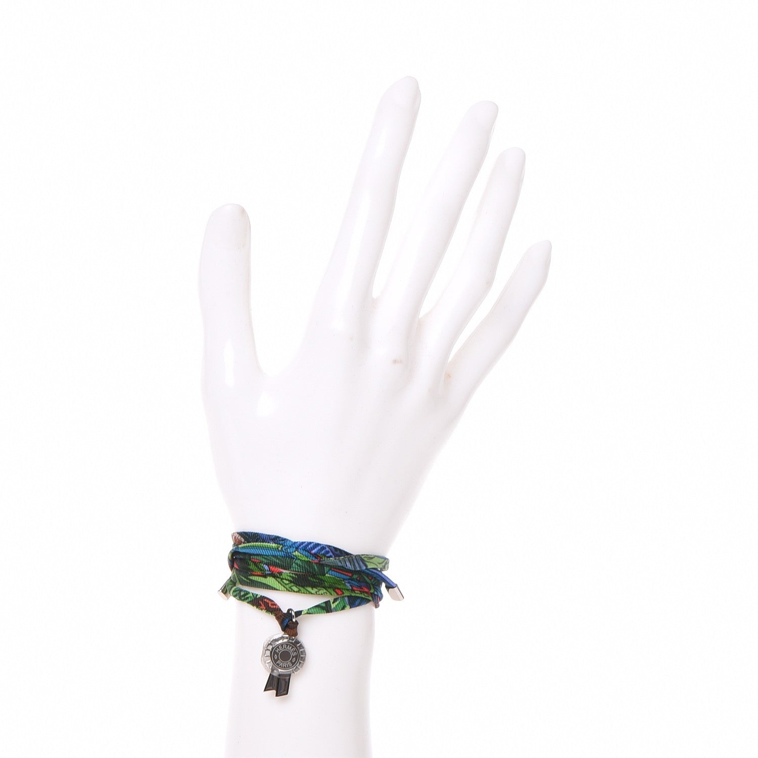 Hermes Silk Tourbillon de Couleurs Bracelet 5 of 6