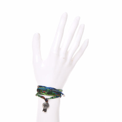 Hermes Silk Tourbillon de Couleurs Bracelet 5 of 6