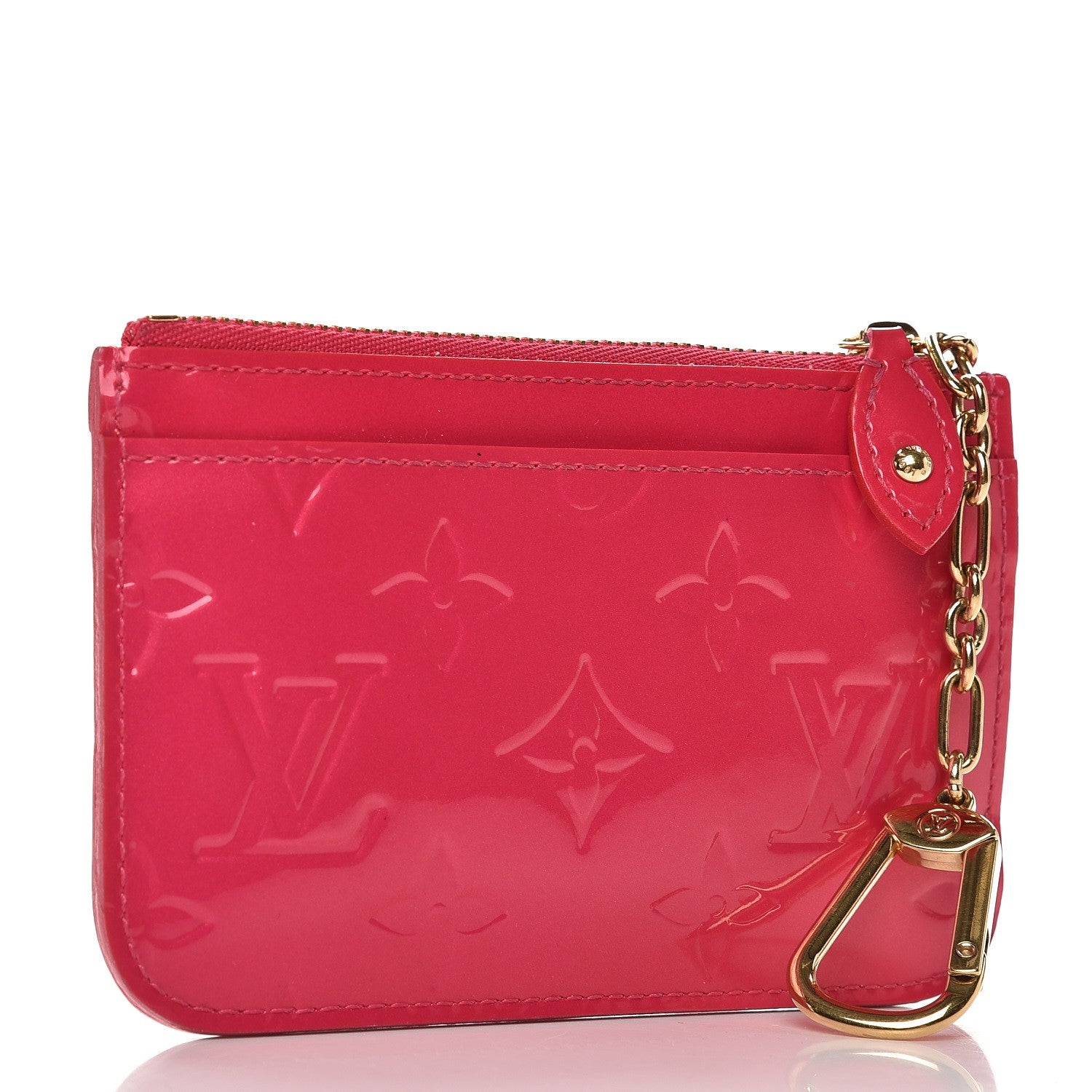 Louis Vuitton Vernis Key Pouch Rose Pop 3 of 7