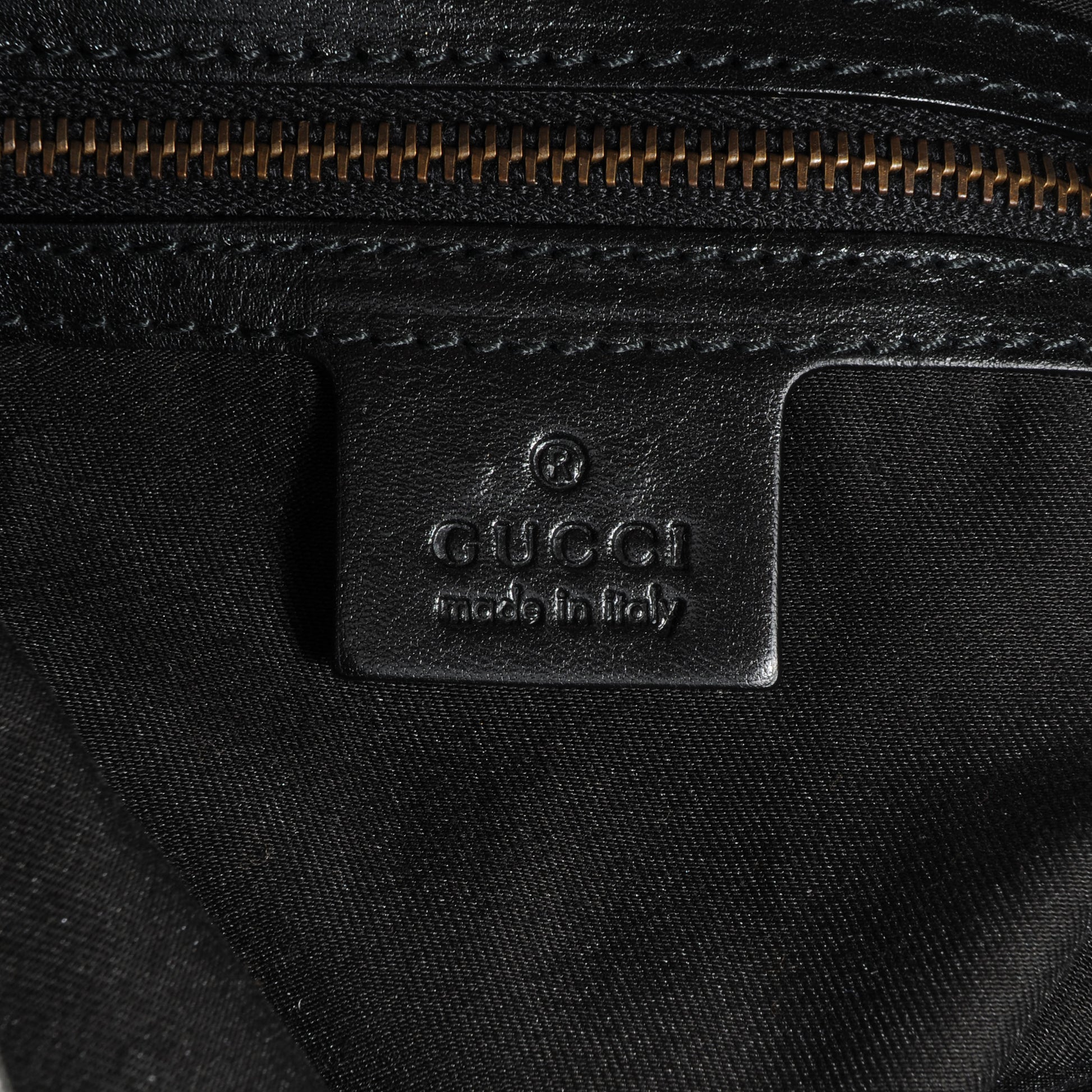 Gucci Monogram Large Jockey Hobo Black 6 of 7