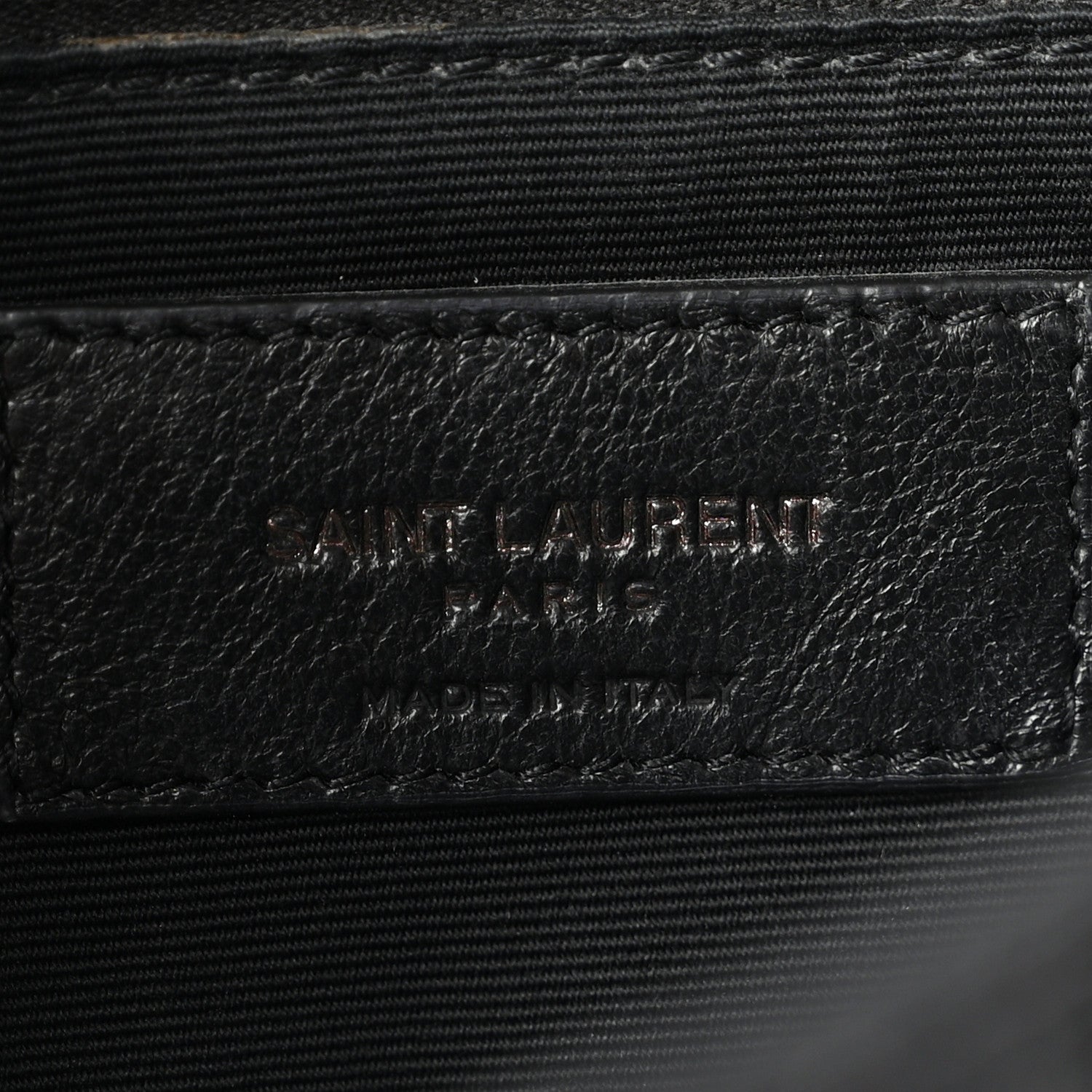 Saint Laurent Crinkled Calfskin Matelasse Monogram Medium Niki Chain Satchel Black 6 of 10