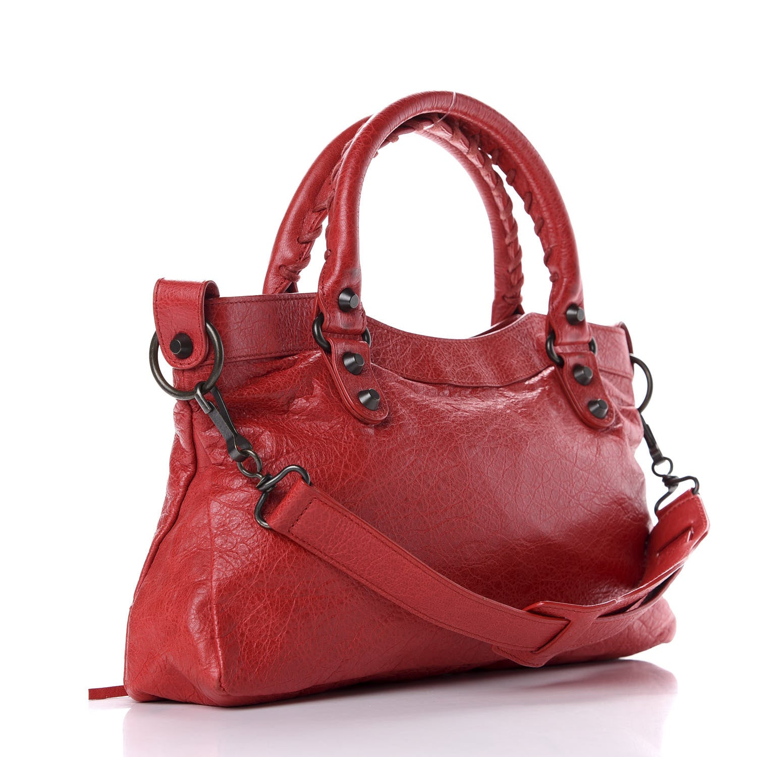 Balenciaga Agneau Classic Hardware First Rouge Coquelicot 3 of 7