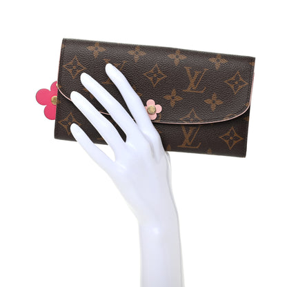 Louis Vuitton Monogram Bloom Flower Emilie Wallet 2 of 7