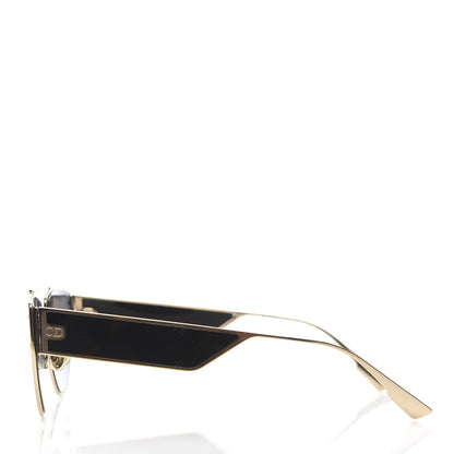 Christian Dior Clan 2 Aviator Sunglasses Black Gold 3 of 6