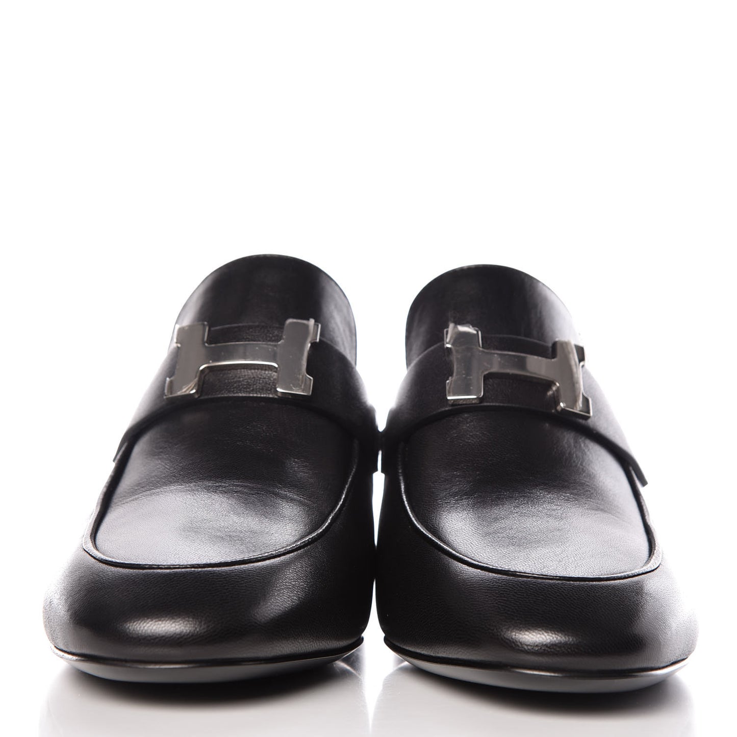 Goatskin Paradis Mules 37 Black