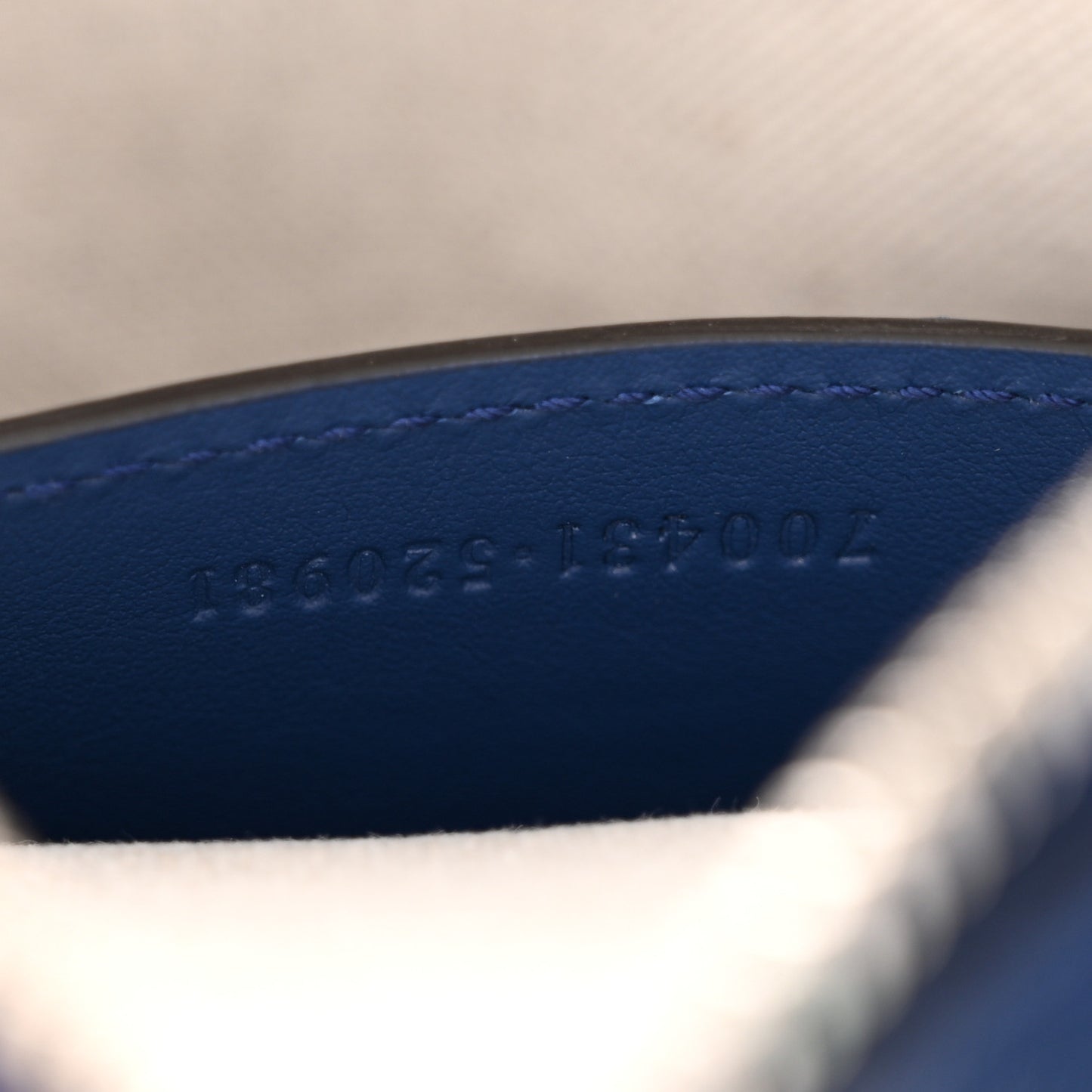 Calfskin GG Tennis Embossed Sling Backpack Blue