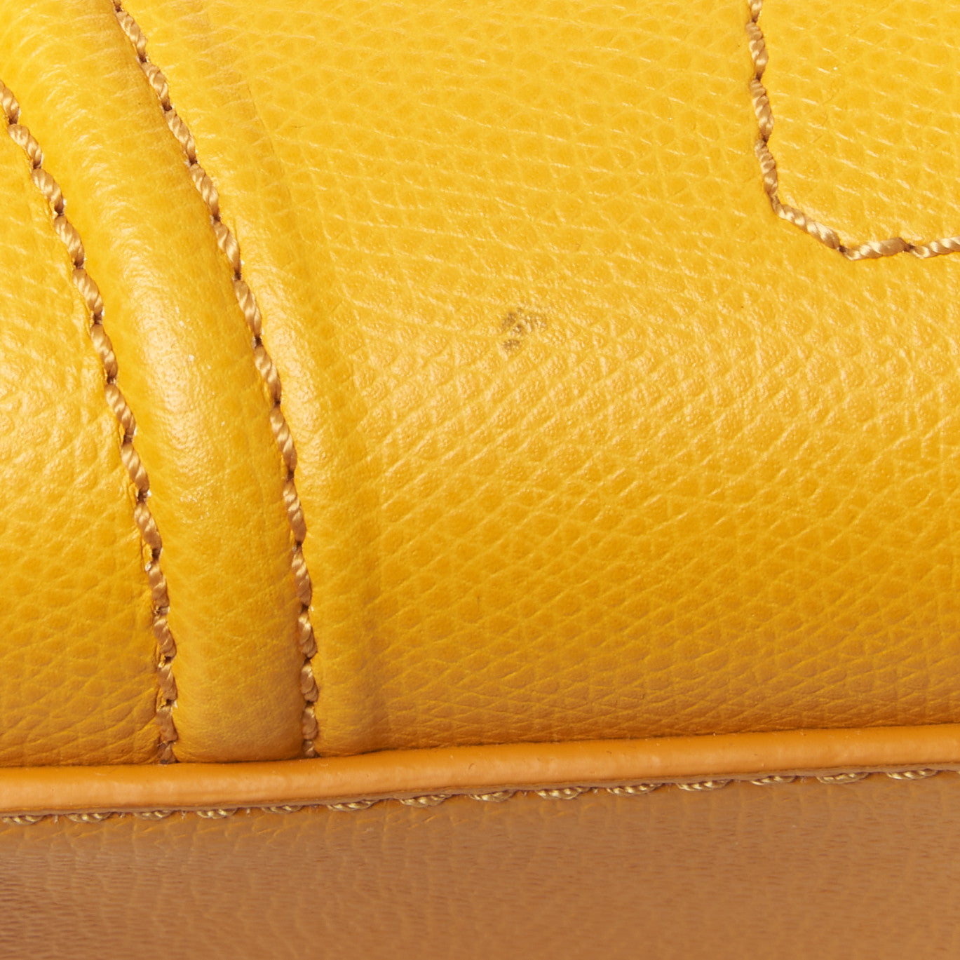 Grained Calfskin Medium Phantom Luggage Yellow