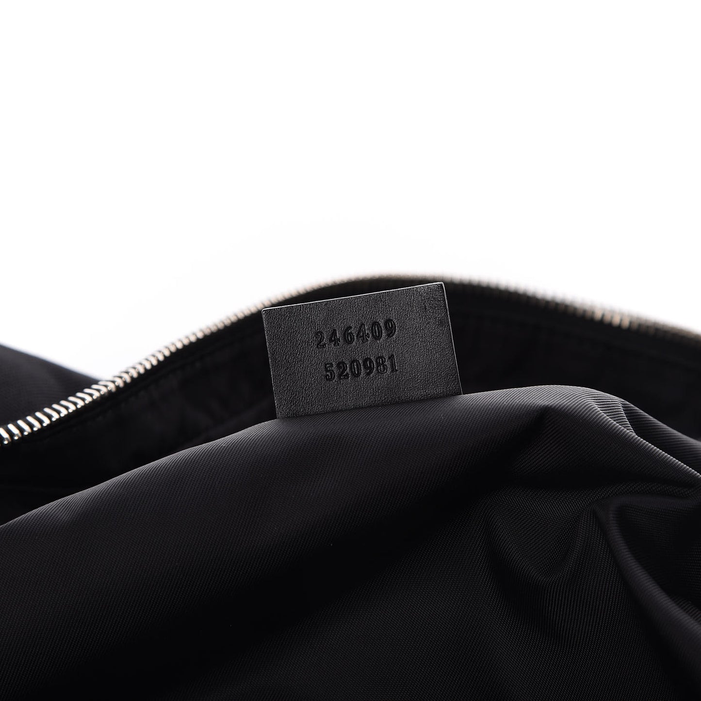 Nylon Web Belt Bag Black