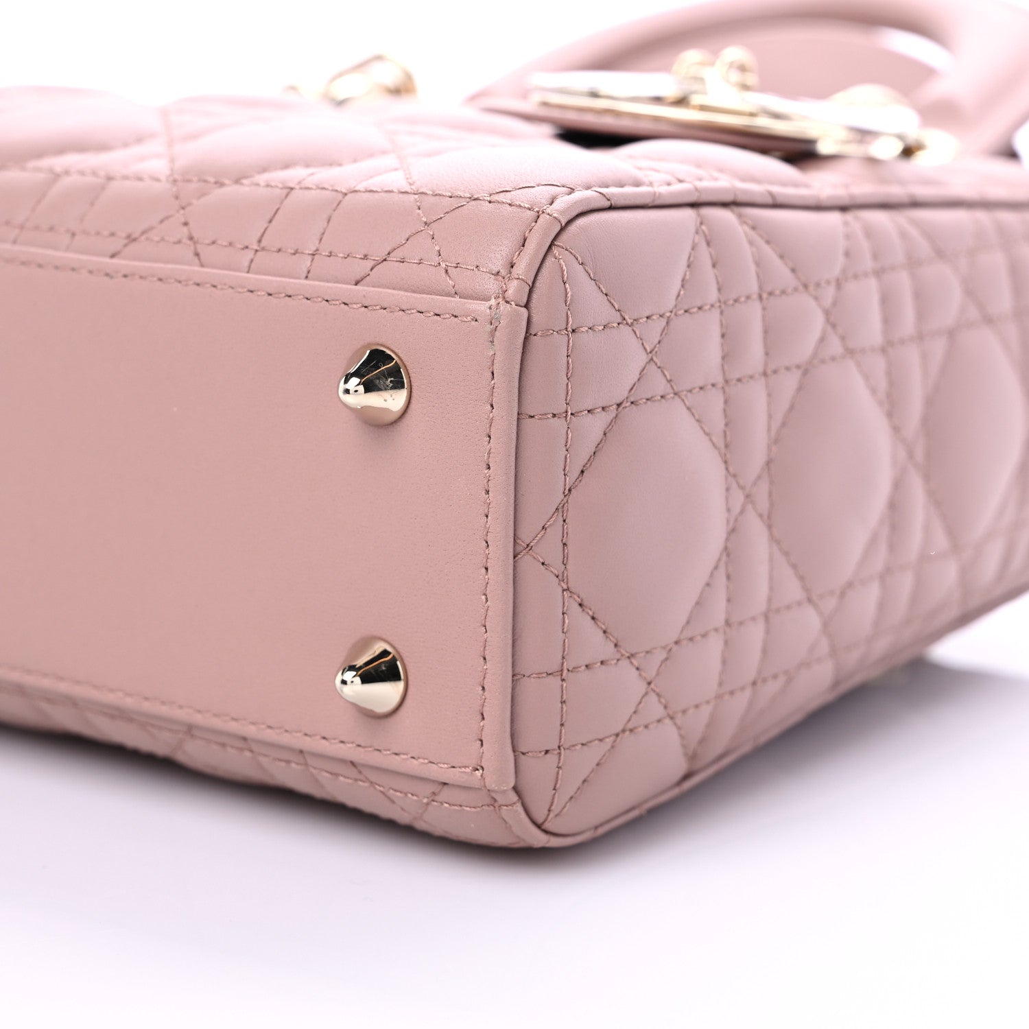 Christian Dior Lambskin Cannage Lady Dior Fard 8 of 8