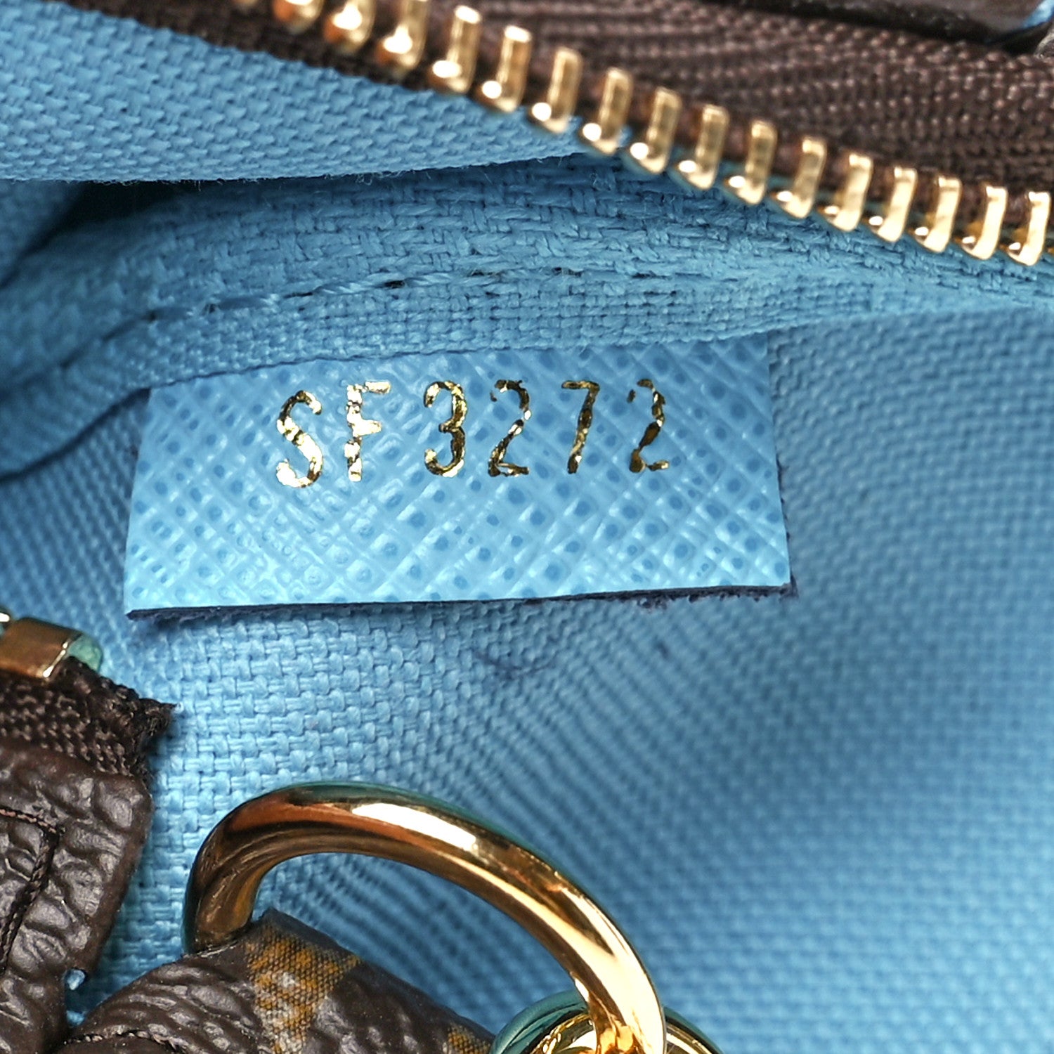 Louis Vuitton Monogram 2022 Christmas Animation Tokyo Mini Pochette Accessories Blue 6 of 12
