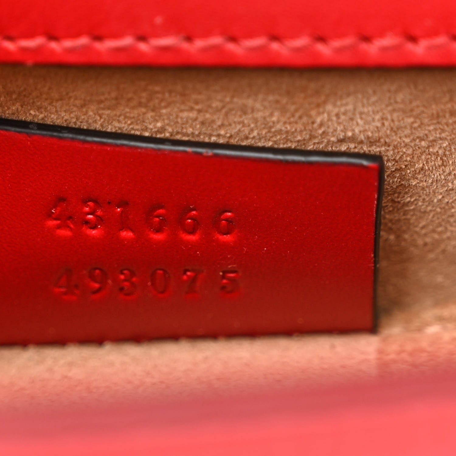 Gucci Calfskin Mini Sylvie Chain Shoulder Bag Hibiscus Red 7 of 10