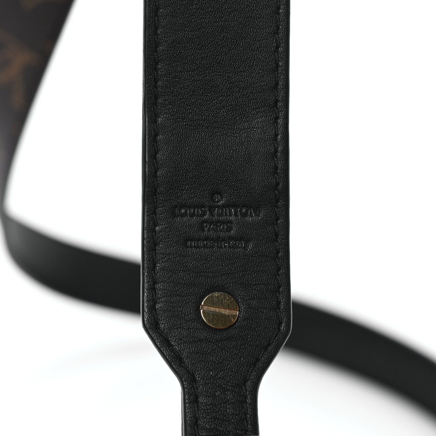 Louis Vuitton Monogram Bandouliere Shoulder Strap XL Black 4 of 5