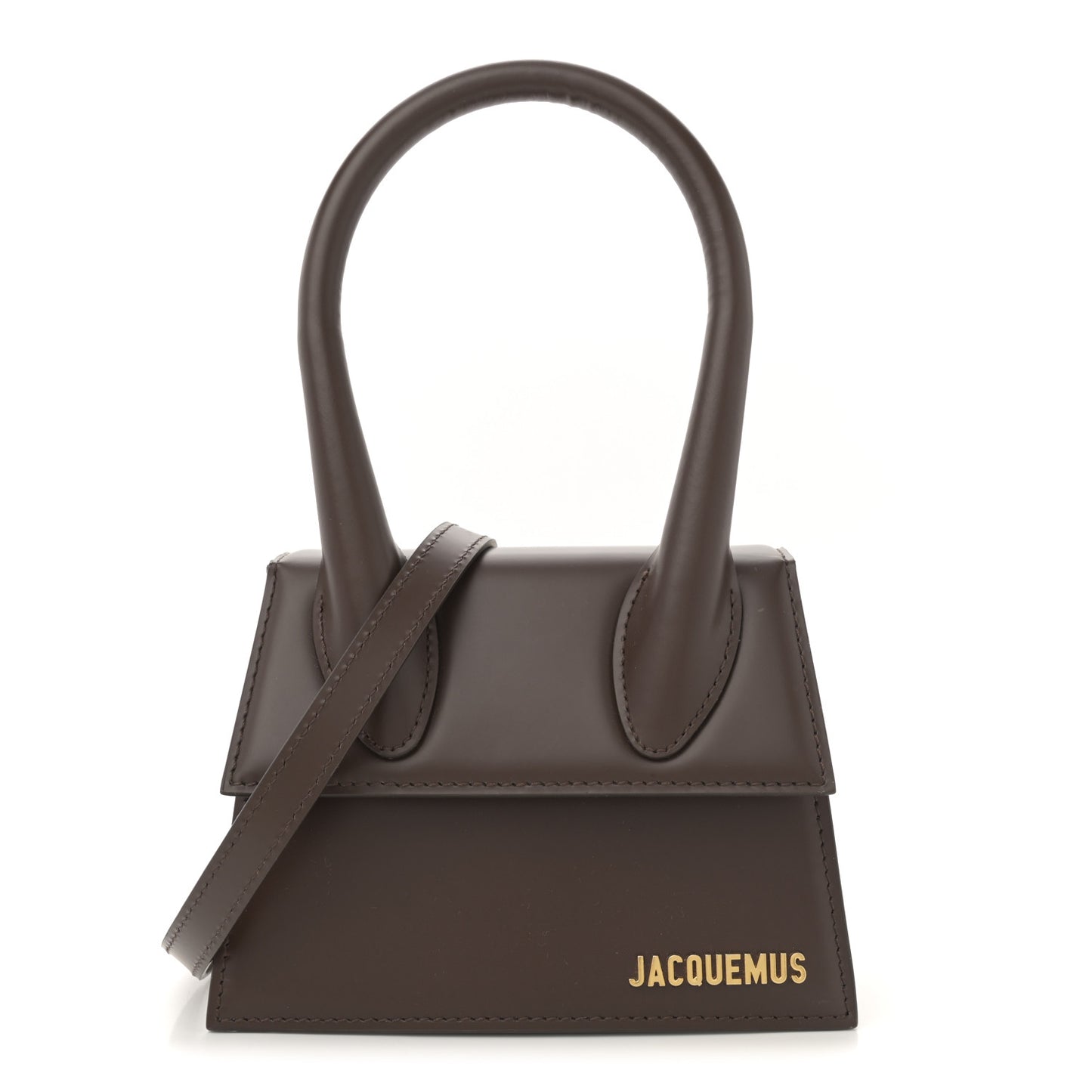 Smooth Calfskin Le Chiquito Moyen Dark Brown