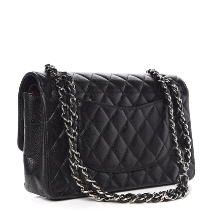Chanel Caviar Quilted Medium Double Flap Black 4 of 12