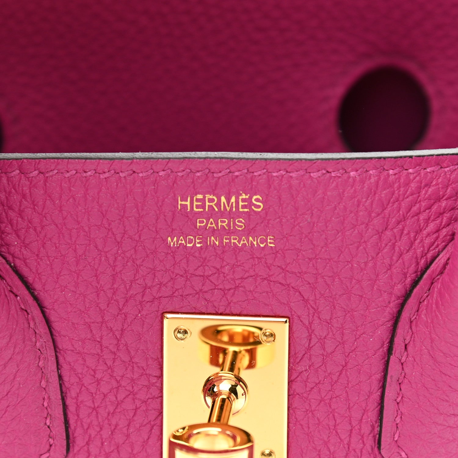 Hermes Togo Birkin 25 Rose Pourpre 6 of 14