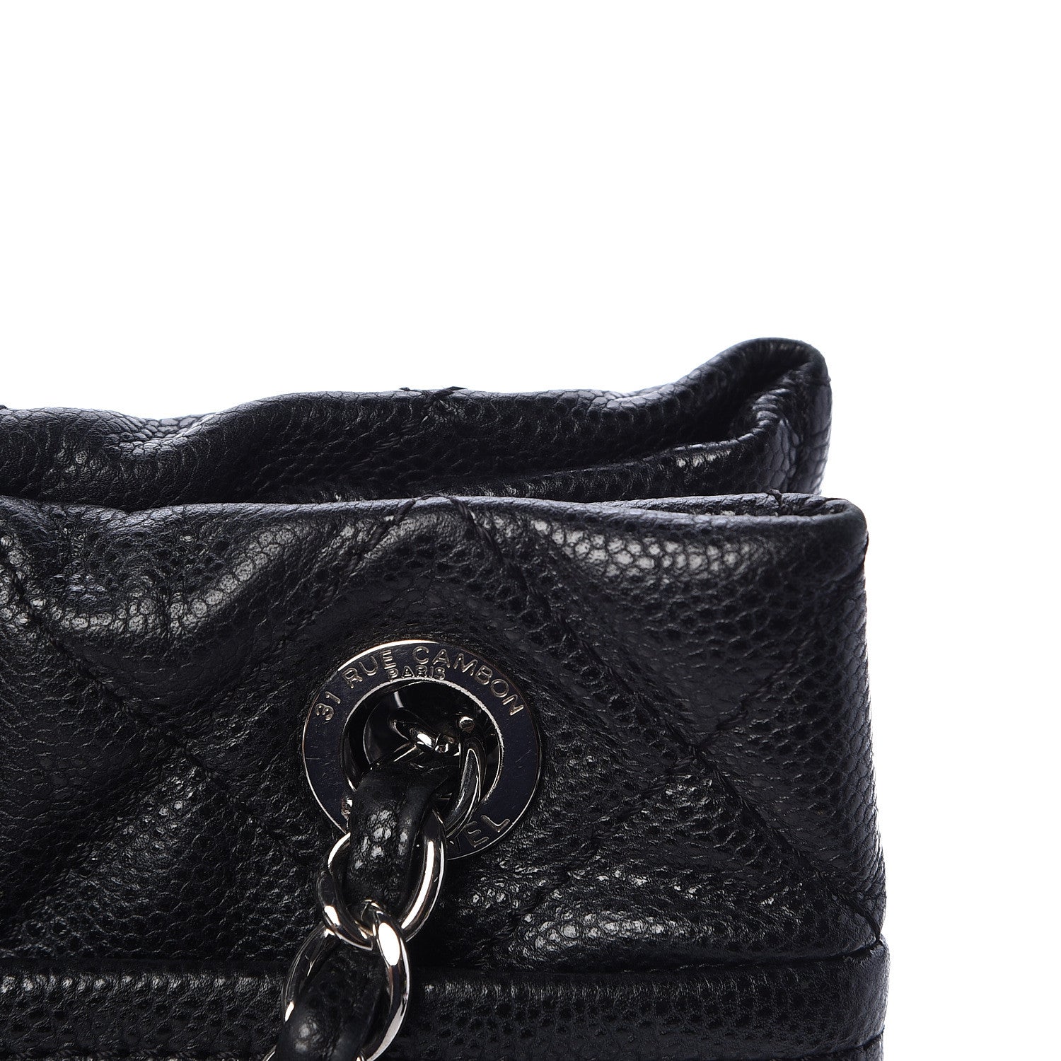 Chanel Caviar Quilted Timeless CC Soft Tote Black 9 of 14