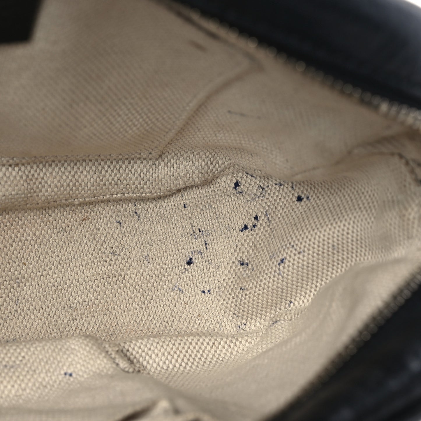 Pebbled Calfskin Small Soho Disco Bag Black