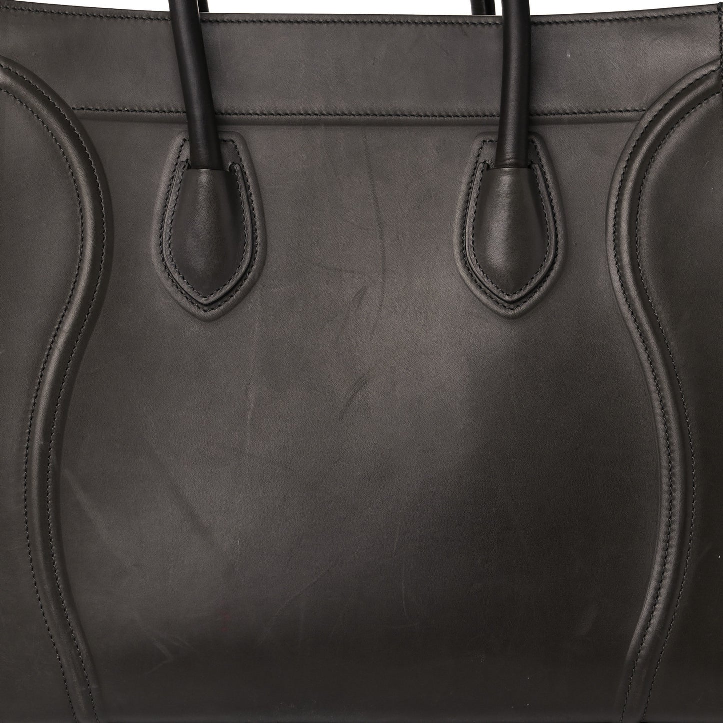 Smooth Calfskin Medium Phantom Luggage Grey