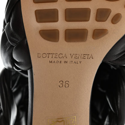 Bottega Veneta Shiny Nappa Intrecciato The Board Sandals 36 Chocolate 9 of 9