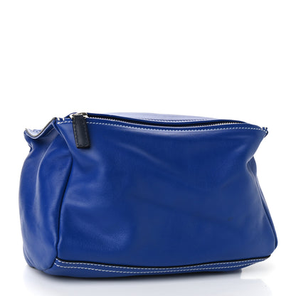 Givenchy Calfskin Small Pandora Logo Strap Blue 4 of 10